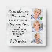 記念記念パーソナライズされた写真 フォトプラーク (正面)