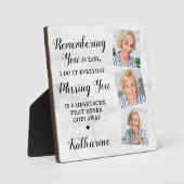 記念記念パーソナライズされた写真 フォトプラーク (正面)