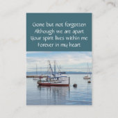 記念記念記念物置物商業漁師 名刺 (裏面)