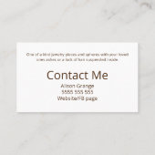 記念記念記念記念記念記念記念祭 名刺 (裏面)