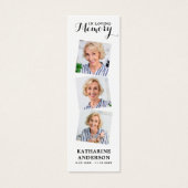 記念詩3写真葬式祈りの言葉しおり (正面)