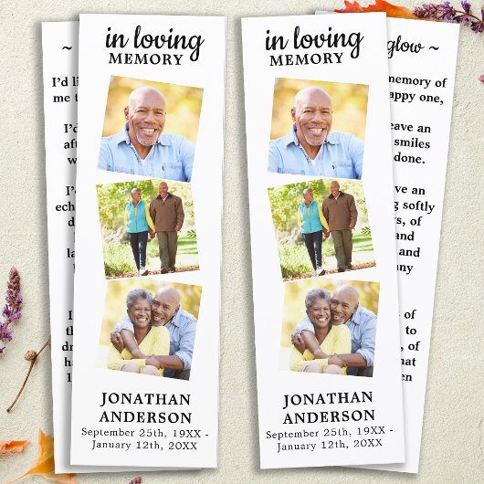 記念詩3写真葬式祈りの言葉2しおり