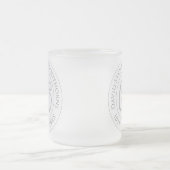 記念誕生祝いパーソナライズされたFr フロストグラスマグカップ (中央)