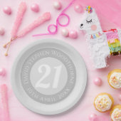記念誕生祝いパーソナライズされたPa ペーパープレート (パーティー)