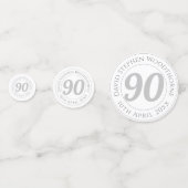 記念誕生祝い パーソナライズされた コンフェッティ (正面)