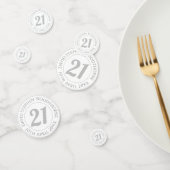 記念誕生祝い パーソナライズされた コンフェッティ (グループ)