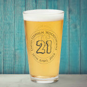 記念誕生祝い パーソナライズされた タンブラーグラス