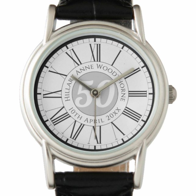 記念誕生祝い パーソナライズされた 腕時計 (クリエイターアップロード済み)