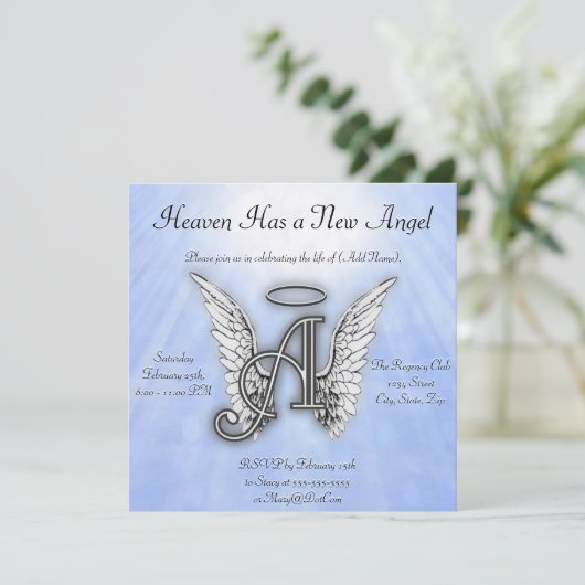 記念通知 招待状 (スタンド正面)