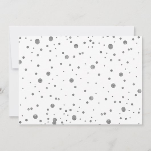 記念銀年の記念撮影 招待状 (裏面)