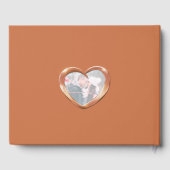 記念銅結婚の写真ハート7年 ゲストブック (裏面)