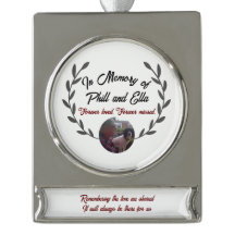 記念陶製の装飾カスタムで写真と文字