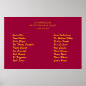 記念館ポスターのクラス懇親会 ポスター (正面)