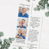 記念3モダン写真葬儀祈りの言葉しおり