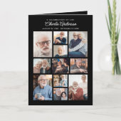 記念・葬式14枚コラージュ14枚モダン プログラム (正面)