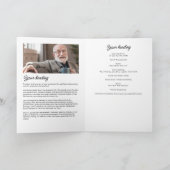 記念・葬式14枚コラージュ14枚モダン プログラム (内部)