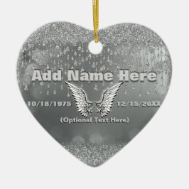 記念-銀の破損 セラミックオーナメント