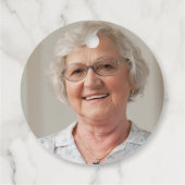 記念（鳥）ショウジョウコウカンチョウパイン食べ物を与え写真鳥 フェイバータグ (裏面)