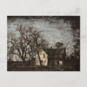 記憶だけが残る、廃棄された農家 ポストカード (正面)