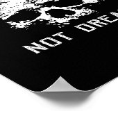 記憶と共に死ぬ、夢と共にではない ポスター (角)