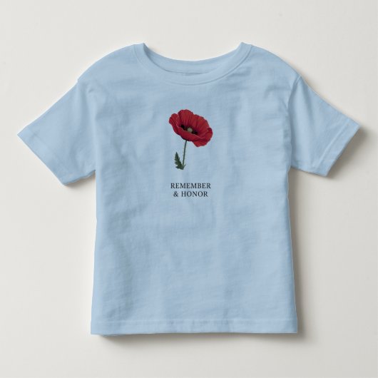 記憶と名誉 トドラーTシャツ (正面)