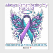 記憶に刻む個別の自殺予防意識 シール (シート)