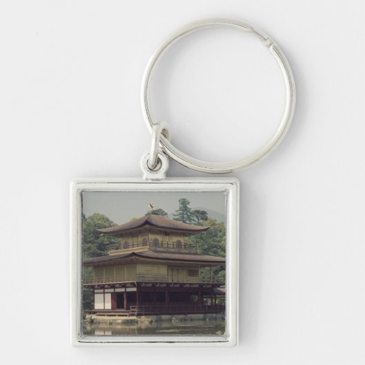 記憶に専用されているKinkakuの寺院 キーホルダー (正面)