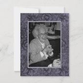 記憶に残る死亡届け写真 案内状 (正面)