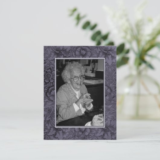 記憶に残る死亡届け写真 案内状 (スタンド正面)