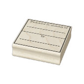 記憶に表される蔵書票 ラバースタンプ (スタンプ)