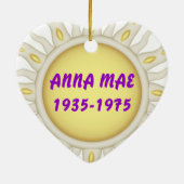 記憶のお母さん セラミックオーナメント (裏面)