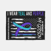 記憶の中でゴッドソン自殺認識度防止船 フリースブランケット (正面(横))