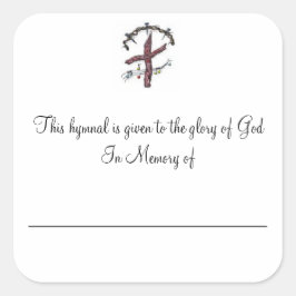 記憶の中のプレート スクエアシール