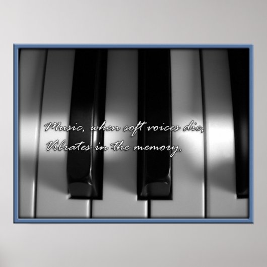 記憶の中の音楽 ポスター (正面)