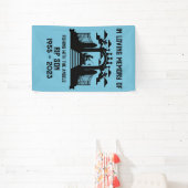 記憶の中の魚釣り葬儀 横断幕 (インサイチュ)