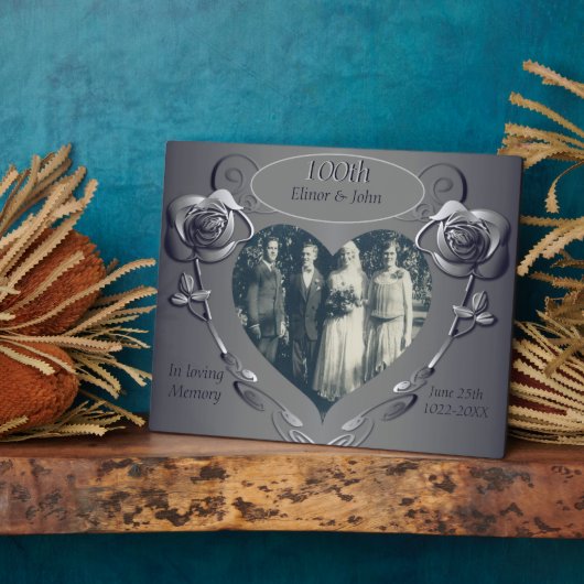 「記憶の中」記念日 フォトプラーク (側面)