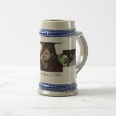 記憶の十分のステイン ビールジョッキ (正面右)