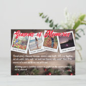 記憶の季節：一年を振り返るクリスマス シーズンカード (スタンド正面)