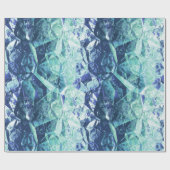 記憶の断片、青と緑: ラッピングペーパー (フラット)