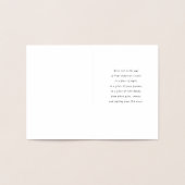 記憶の永遠のギリシャ悔やみや弔慰 箔カード (内部)