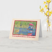 記憶の父の日カード カード (黄色い花)