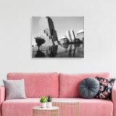 記憶の白いバラ キャンバスプリント (インサイチュ (リビング))