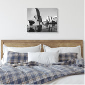 記憶の白いバラ キャンバスプリント (インサイチュ (寝室))