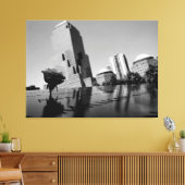 記憶の白いバラ キャンバスプリント (インサイチュ (リビング))