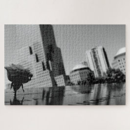 記憶の白いバラ ジグソーパズル