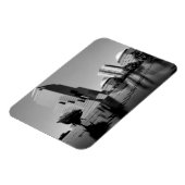 記憶の白いバラ マグネット (左側)