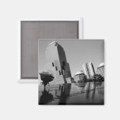 記憶の白いバラ マグネット (正面/裏面)