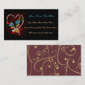 記憶の蝶 名刺 (正面/裏面)