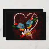 記憶の蝶 招待状 (正面/裏面)