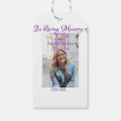 記憶の記憶を愛する記憶に年を加える ギフトタグ (裏面)